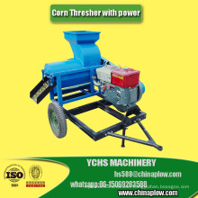 China Manufacturer Sweet Corn Thresher with Power Assembly Wheels